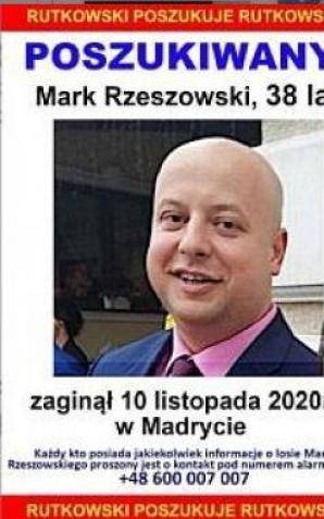 Marek Rzeszowski desapareció con el coche Opel Mocca alquilado el día 15 de octubre 2020 en Alicante. Rutkowski descubre las detalles sobre desaparecido polaco