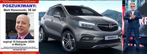 Marek Rzeszowski desapareció con el coche Opel Mocca alquilado el día 15 de octubre 2020 en Alicante. Rutkowski descubre las detalles sobre desaparecido polaco