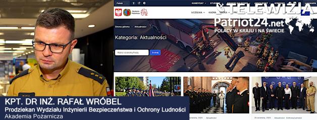 [VIDEO] Zainteresowanie studiami na Akademii Pożarniczej wyższe o 50 proc. niż rok temu. Zapotrzebowanie rynku pracy na jej absolwentów wciąż jest wysokie