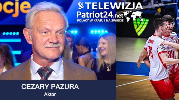 [VIDEO] Cezary Pazura: Siatkówka to nasz sport narodowy, bo naprawdę nam wychodzi. Podczas studiów byłem mistrzem w tej dyscyplinie